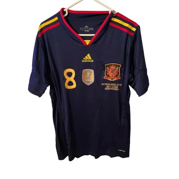 2010 Spain XAVI World Cup final jersey